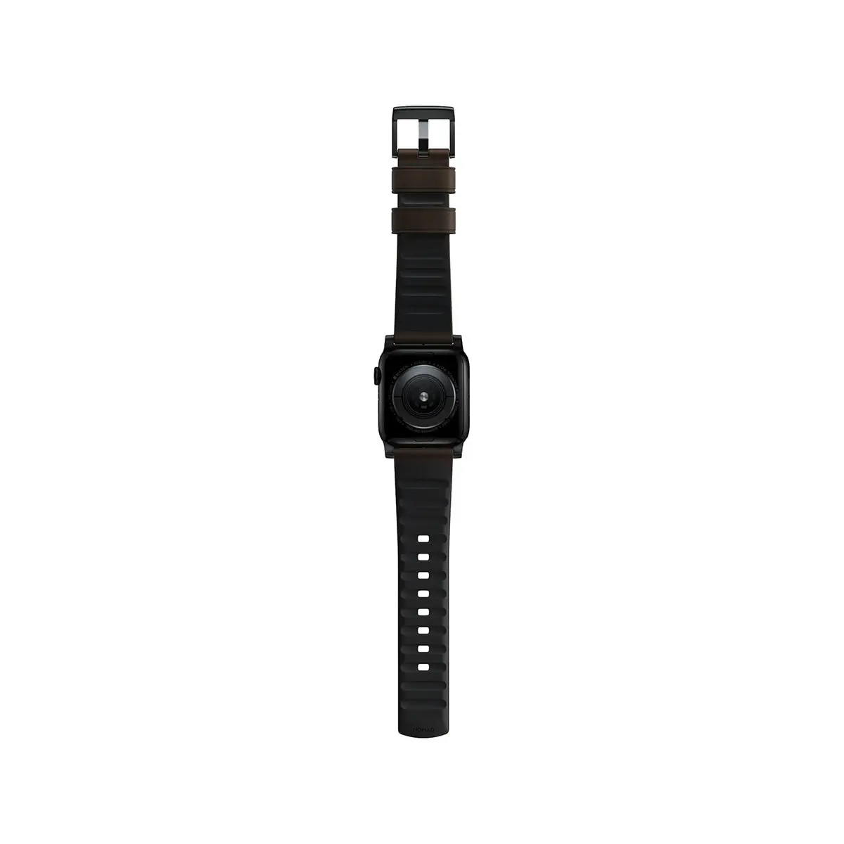 Nomad Apple Watch 40mm / 41mm Active Band Pro - Black Hardware with Brown Leather Strap