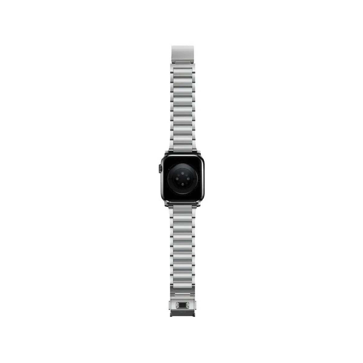 Nomad Apple Watch 45mm / 49mm Steel Band - Silver Hardware