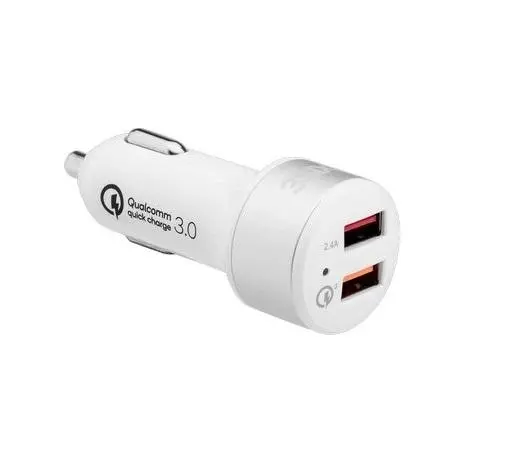 3sixT Car Charger 5.4A + USB-A to Micro USB Cable 1m