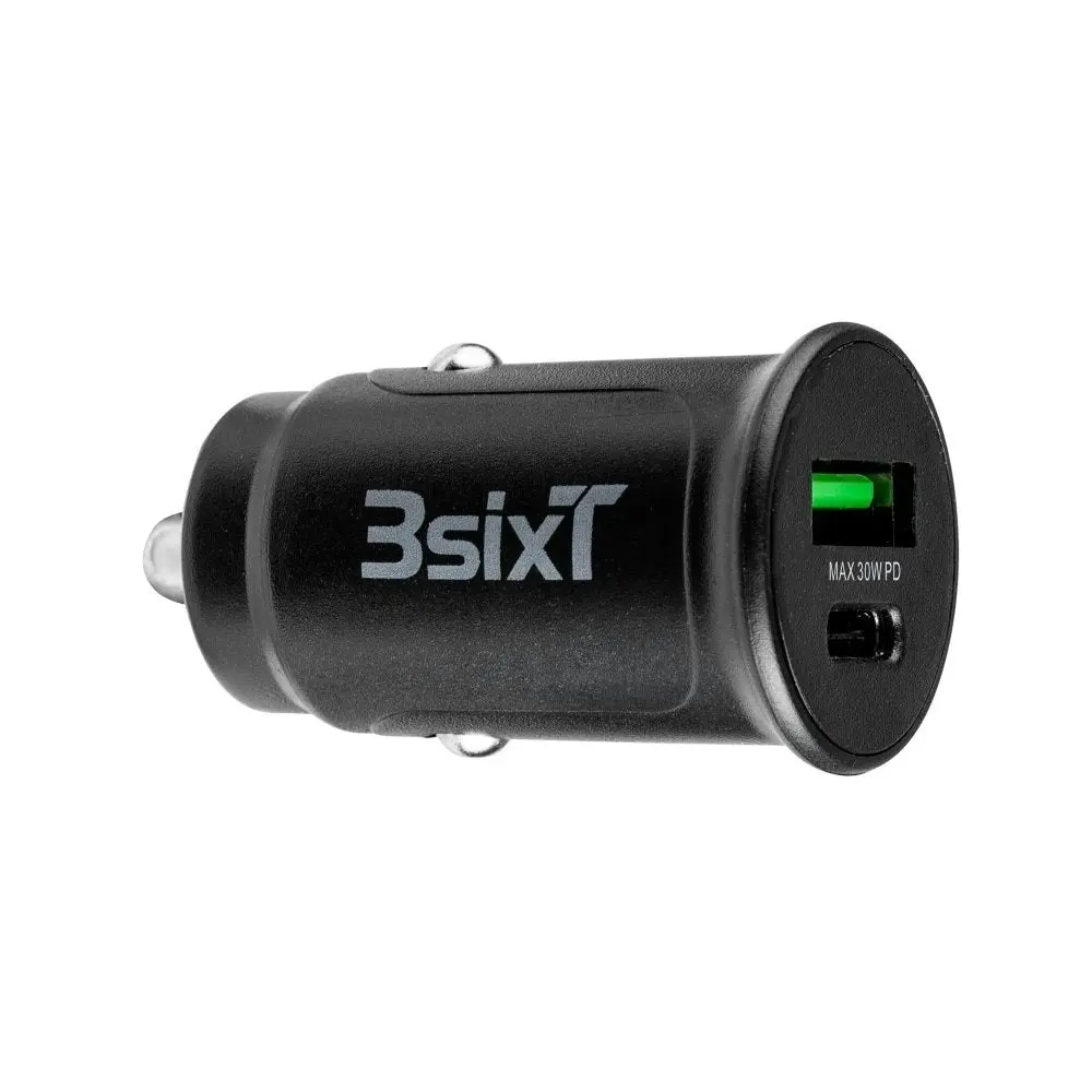 3sixT Car Charger 30W USB-C + USB-A