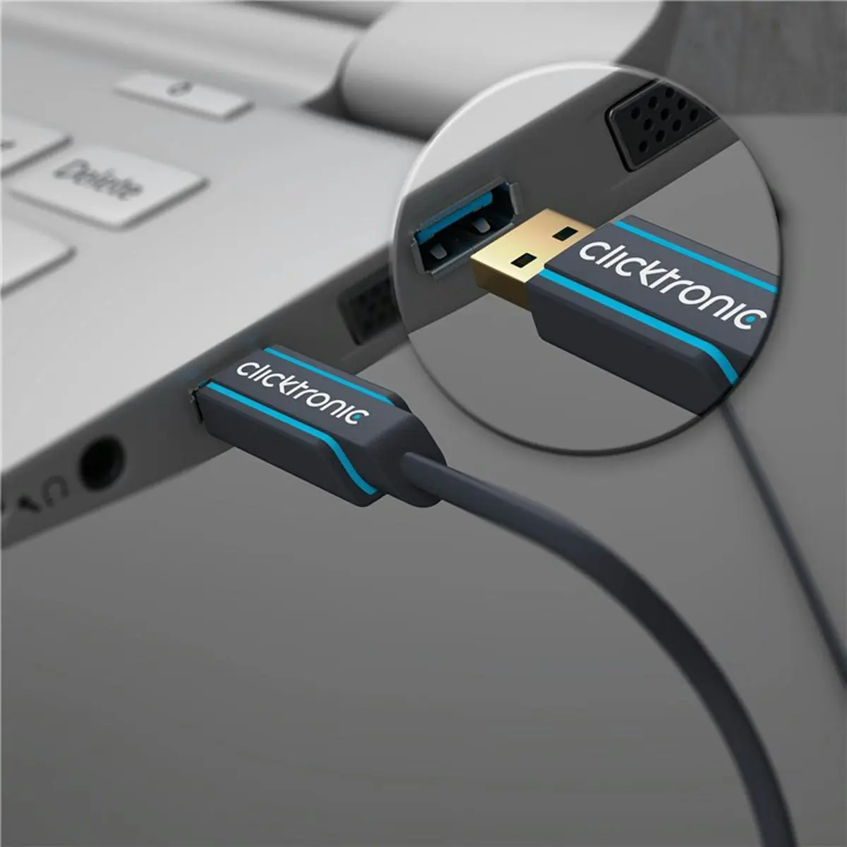 Clicktronic USB-C to USB-A 3m Adapter Cable