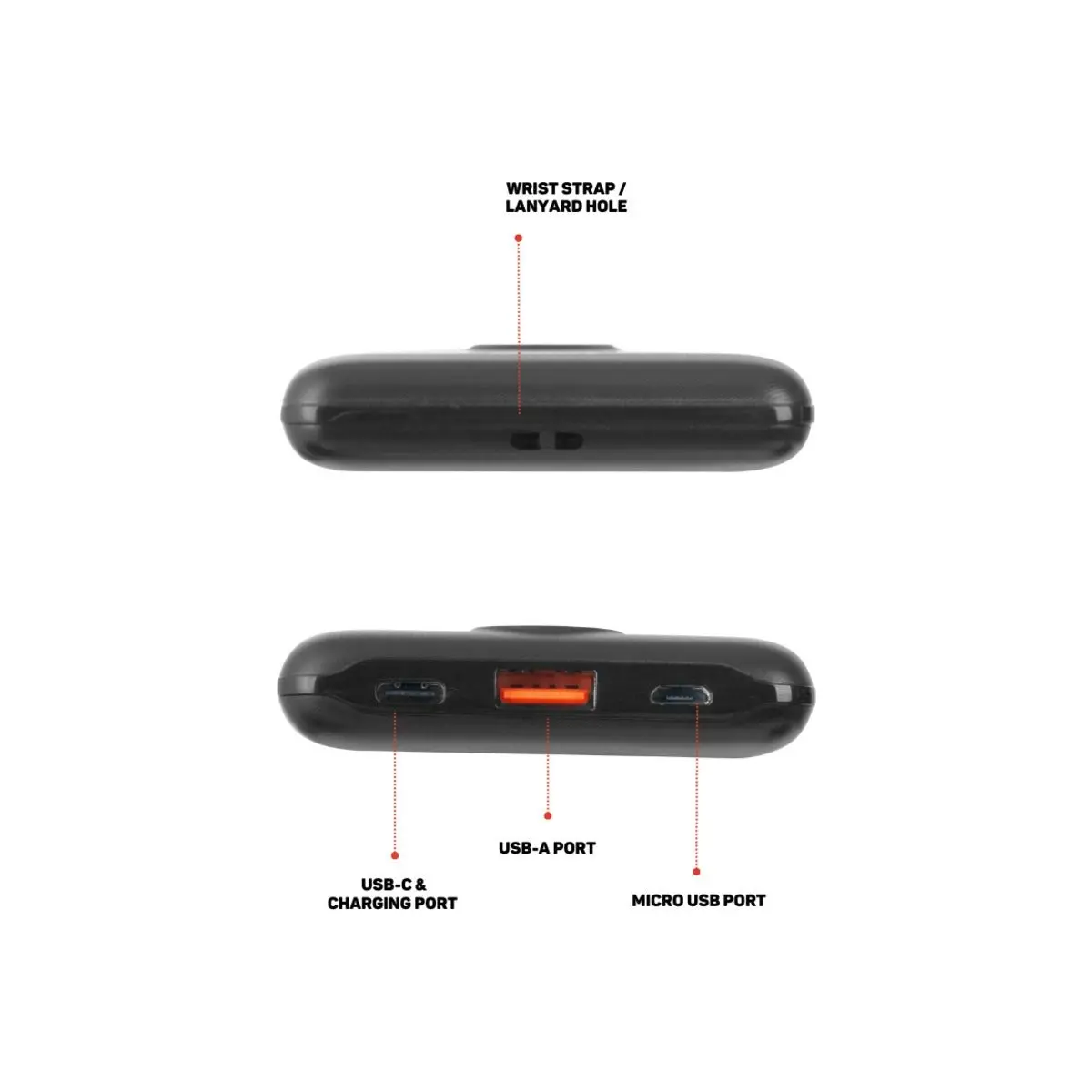 3sixT JetPak Pro LED 2.0 - 10000mAh Power Bank