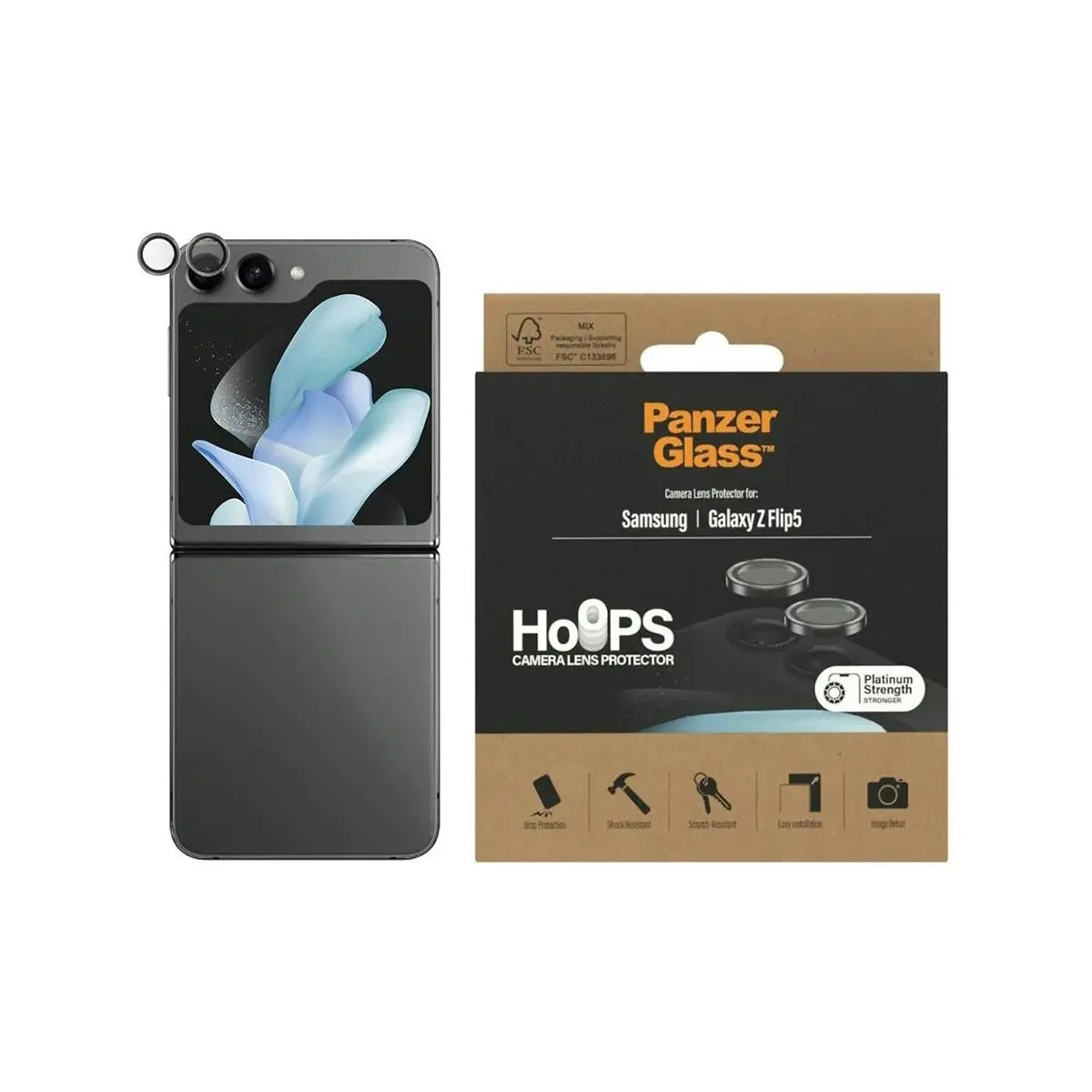 PanzerGlass Hoops Lens Protector for Samsung Z Flip 5