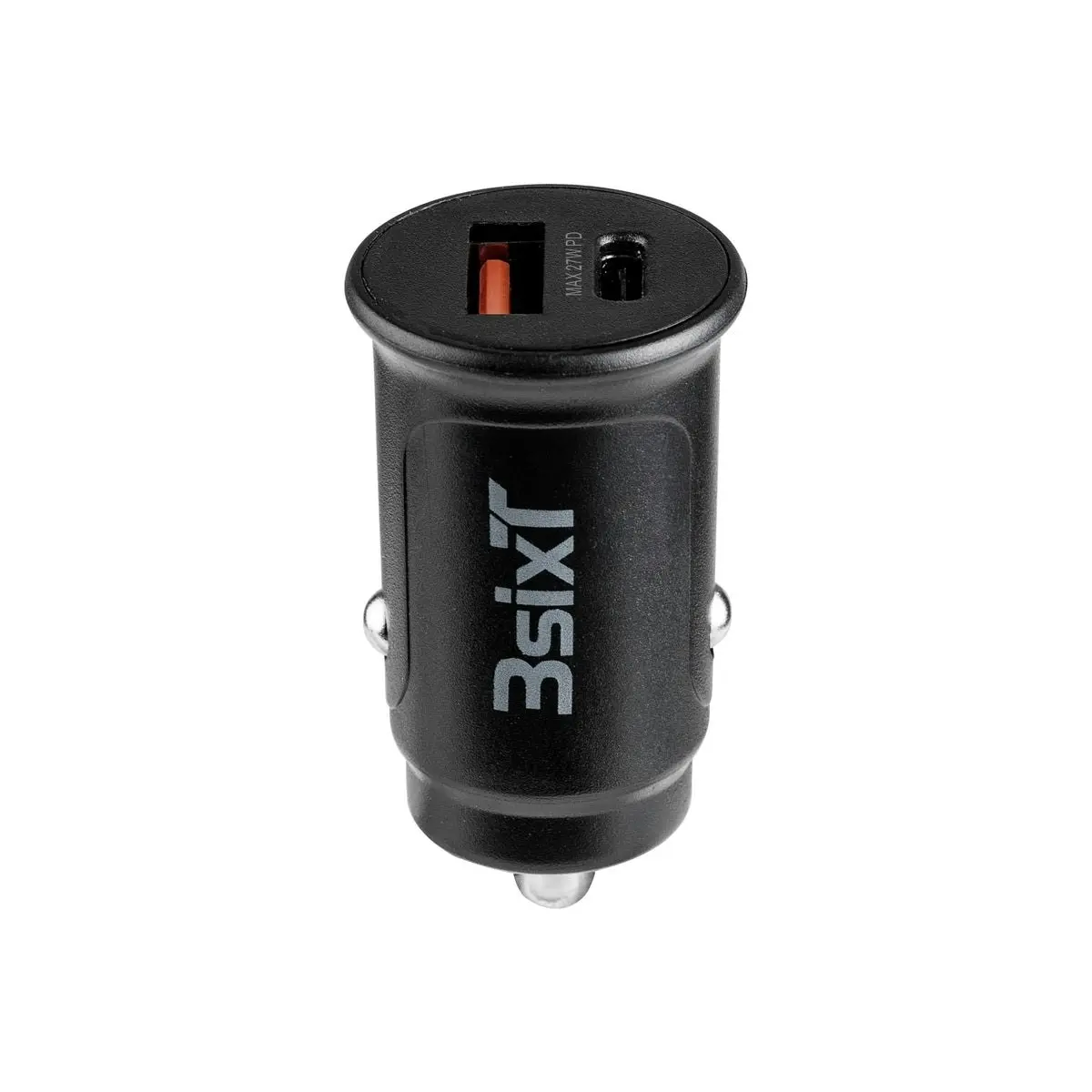 3sixT Car Charger 20W + Tough USB-C to Lightning Cable - Black