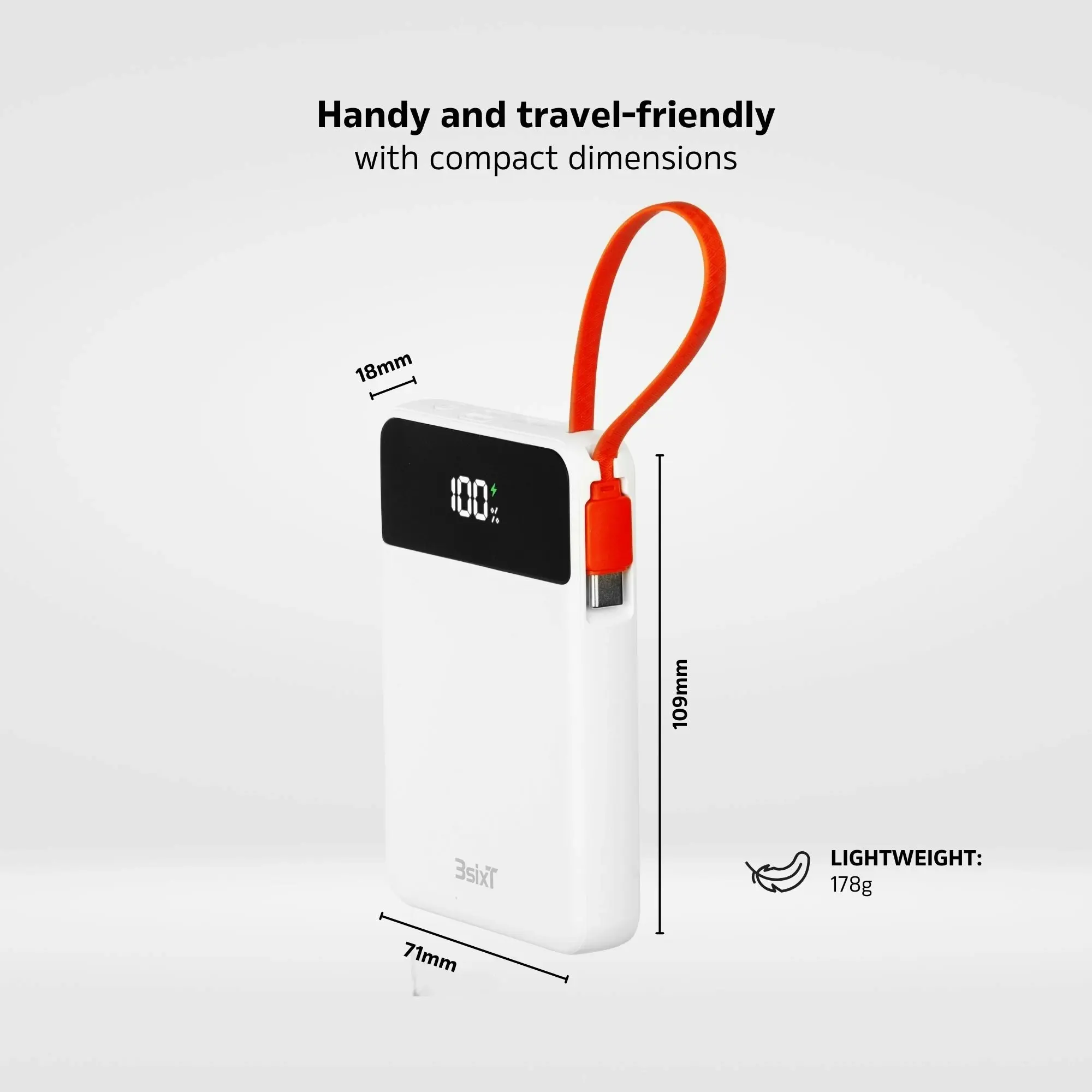 3sixT JetPak 2 in 1 10000mAh Power Bank