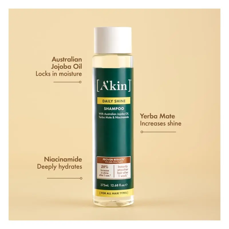 A'kin Daily Shine Shampoo 375ml