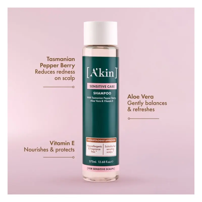 A'kin Sensitive Care Shampoo 375ml