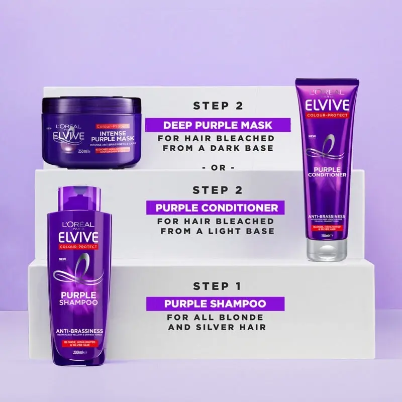 L'Oreal Paris Elvive Colour Protect Intense Purple Mask 250ml