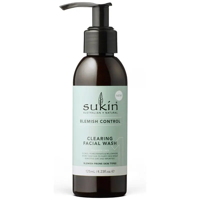 Sukin Blemish Control Clearing Facial Wash 125ml