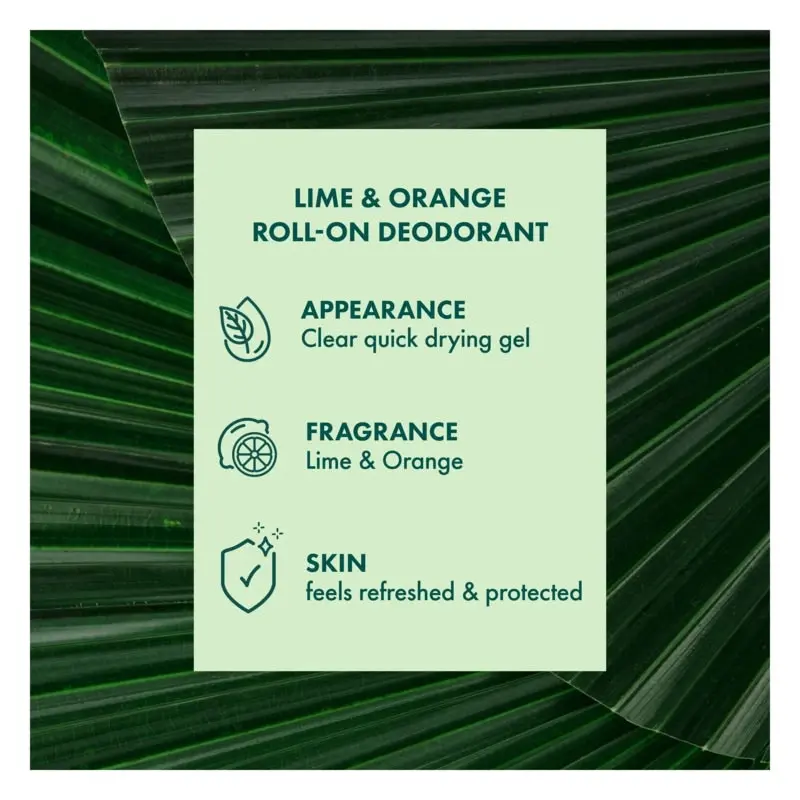 A'kin Lime & Orange Roll On Deodorant 65ml