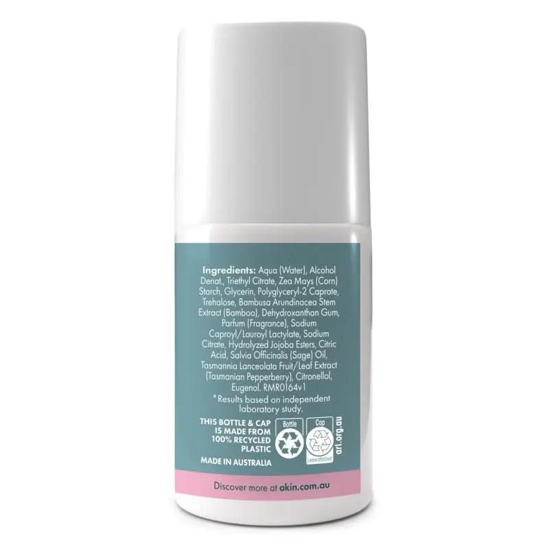 A'kin Rose & Mint Roll On Deodorant 65ml