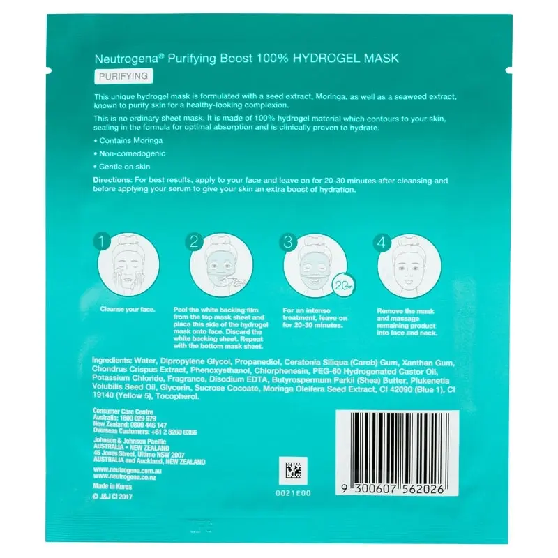 Neutrogena Purifying Boost Hydrogel Mask 30g