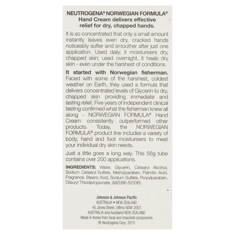 Neutrogena Norwegian Formula Intense Repair Hand Cream 56g