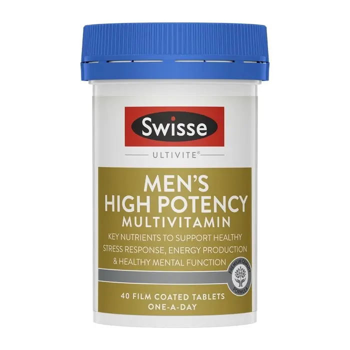 Swisse Ultivite Men's High Potency Multivitamin 40 Tablets