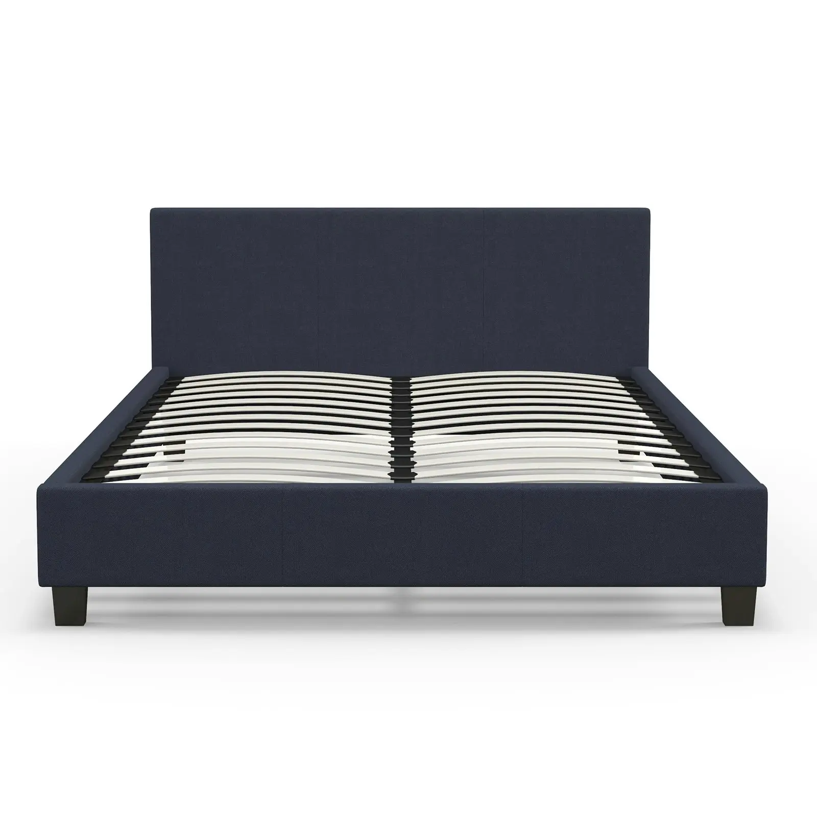 Milano Sienna Luxury Bed Frame Base And Headboard Solid Wood Padded Fabric