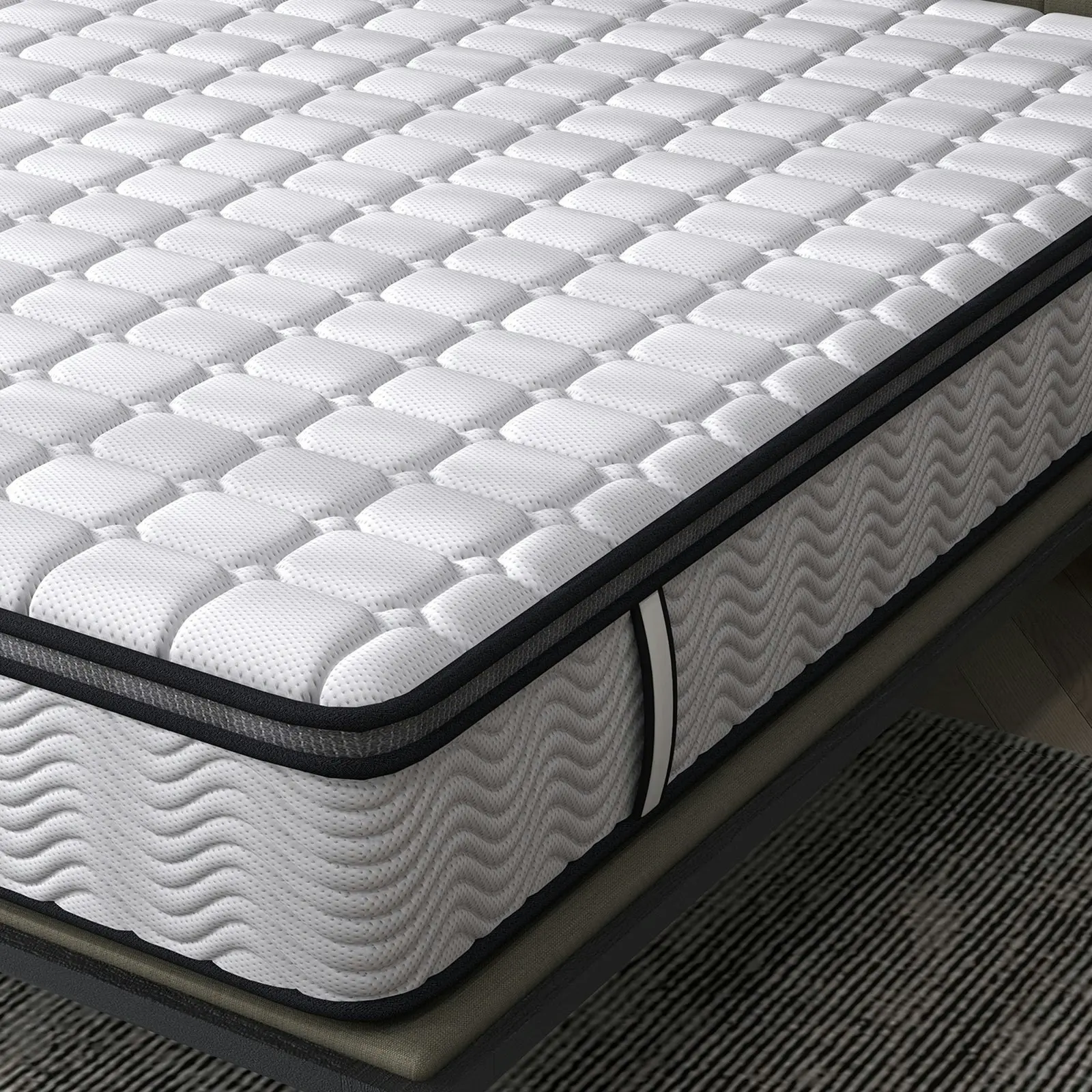 Ergopedic Mattress 5 Zone Latex Pocket Spring Mattress In A Box 30cm All Sizes