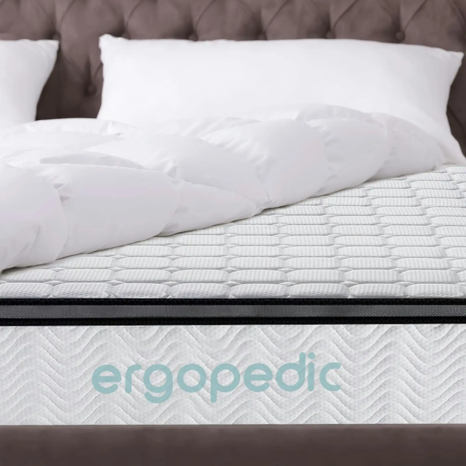 Ergopedic Mattress 5 Zone Latex Pocket Spring Mattress In A Box 30cm All Sizes