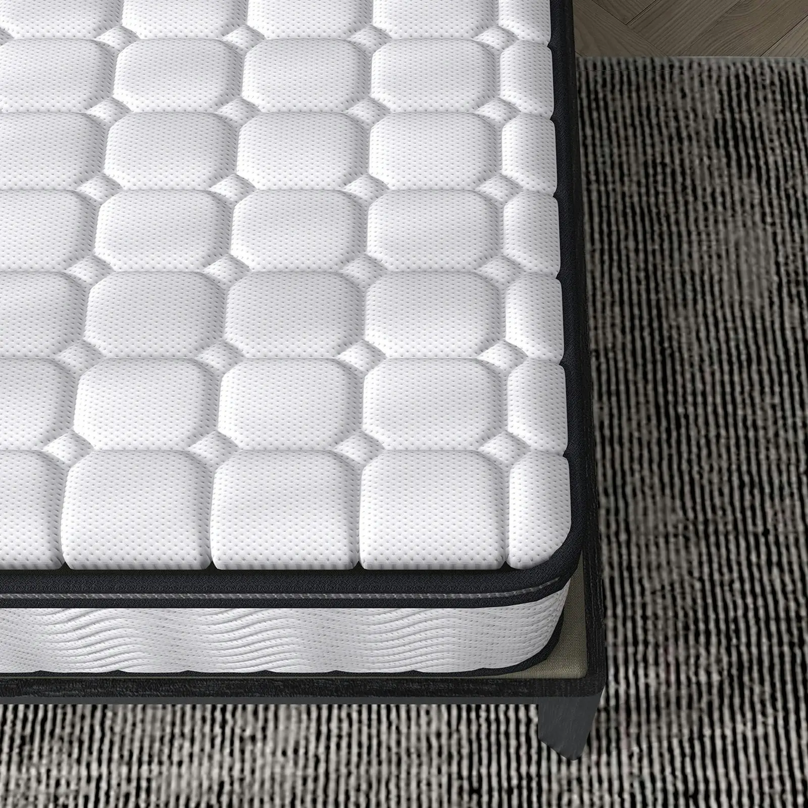 Ergopedic Mattress 5 Zone Latex Pocket Spring Mattress In A Box 30cm All Sizes