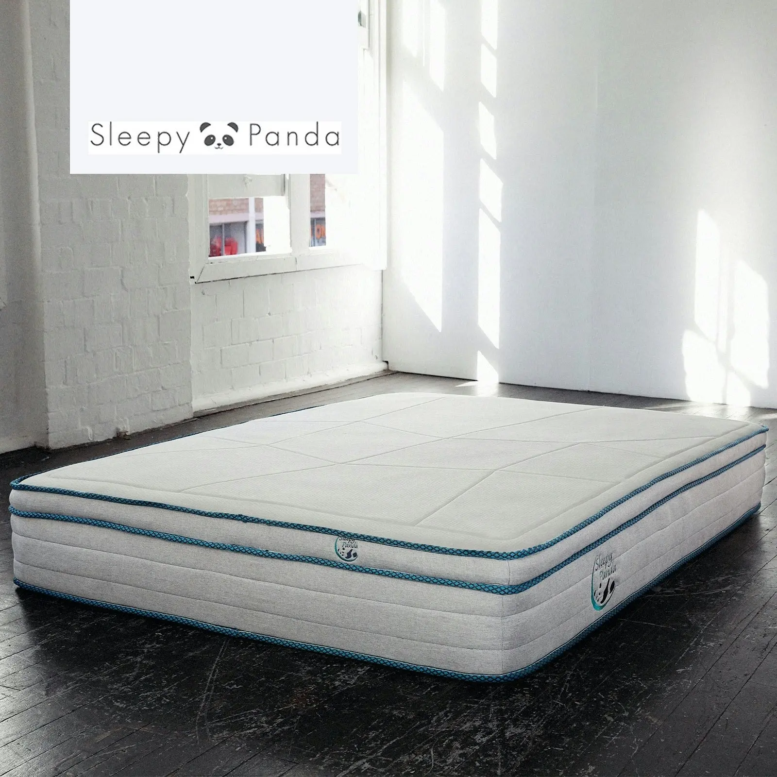 Sleepy Panda Mattress 5 Zone Pocket Spring EuroTop Medium Firm 30cm Thickness