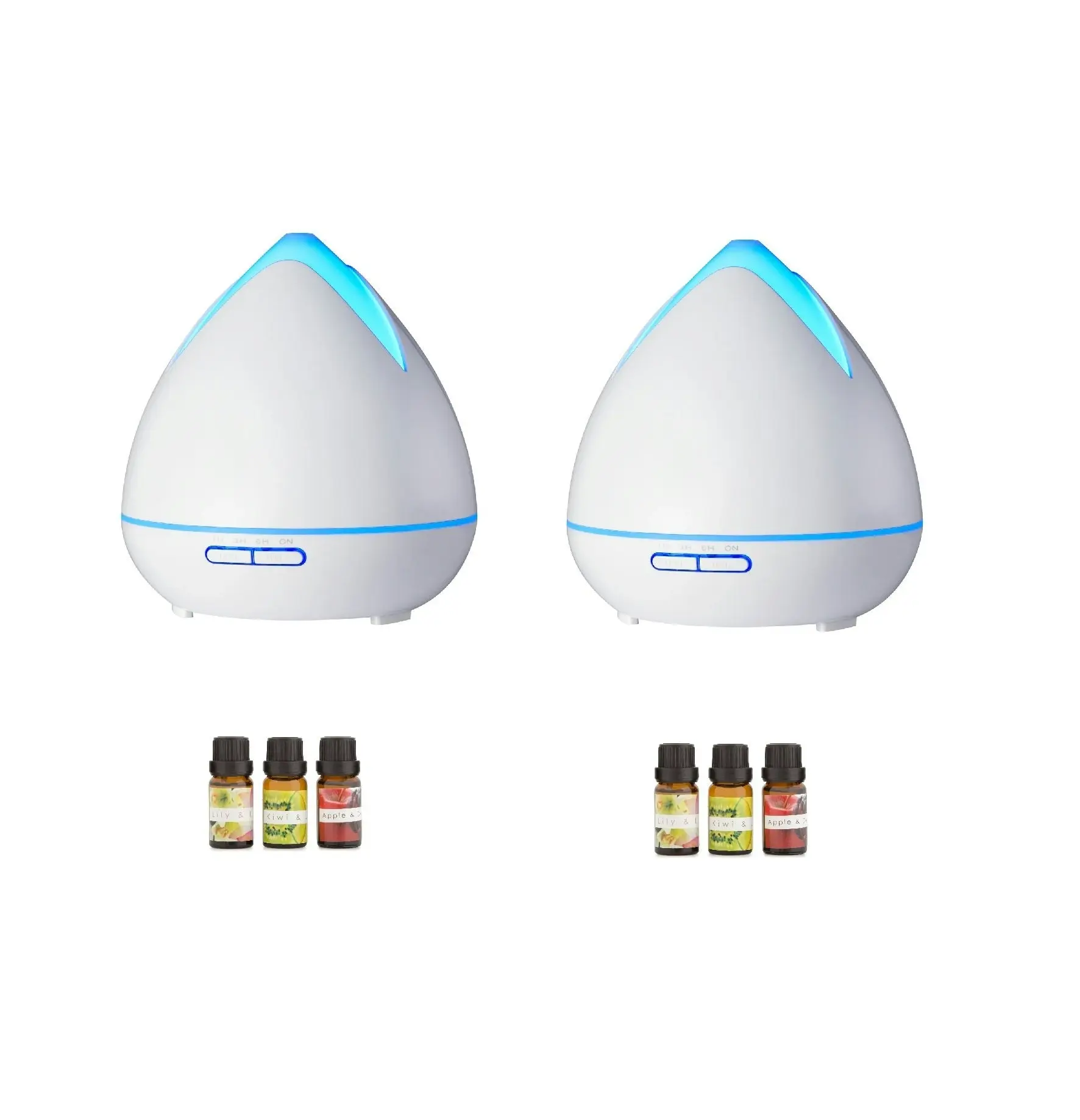 2 x PureSpa Ultrasonic Diffusers + 6 Diffuser Oils Complete Set