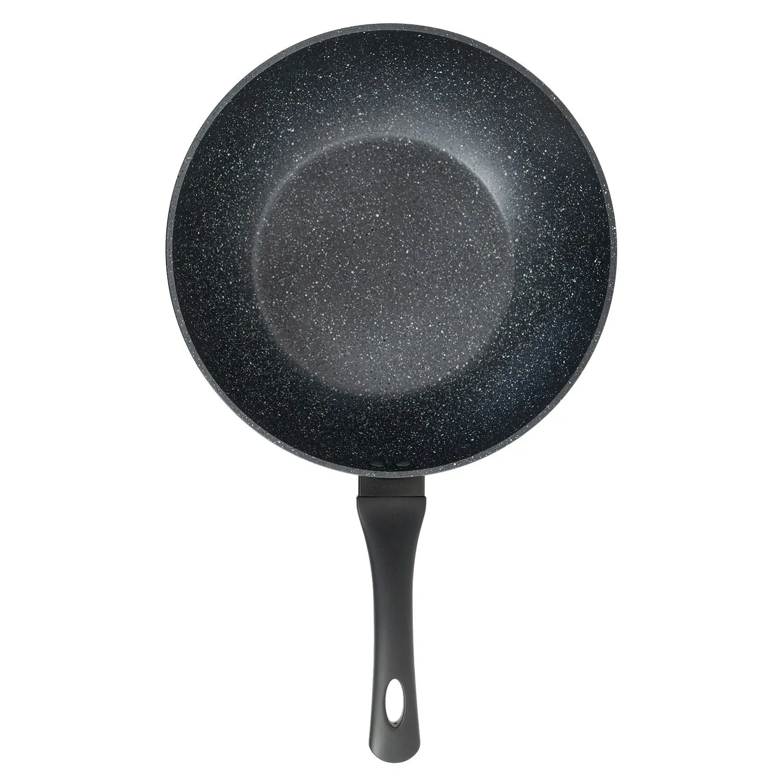 Stone Chef Forged Wok Non Stick Cookware Kitchen Black 30cm