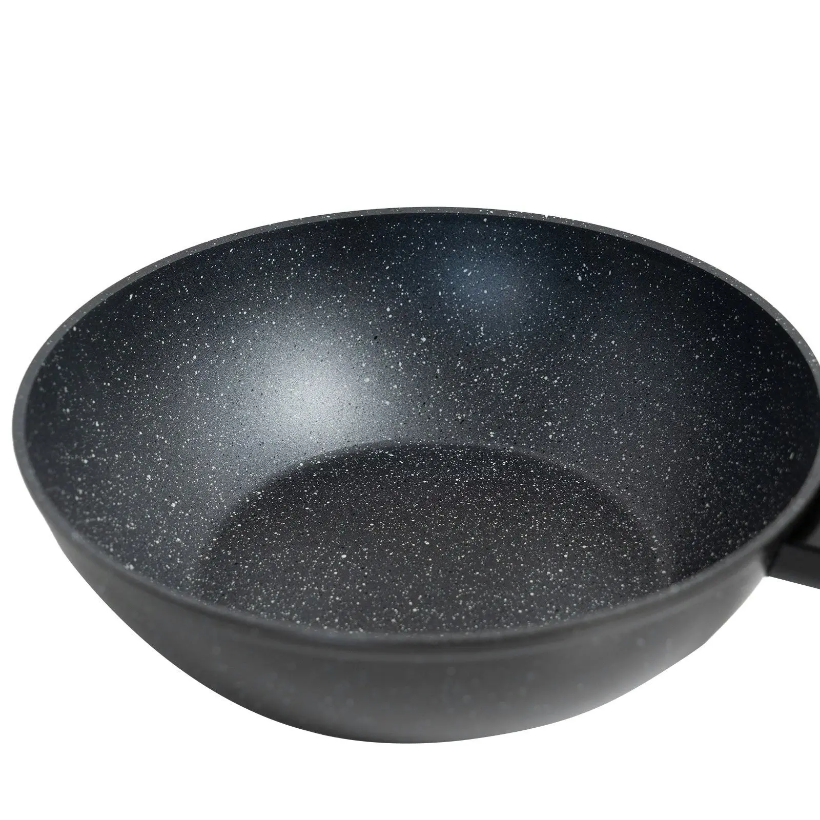 Stone Chef Forged Wok Non Stick Cookware Kitchen Black 30cm