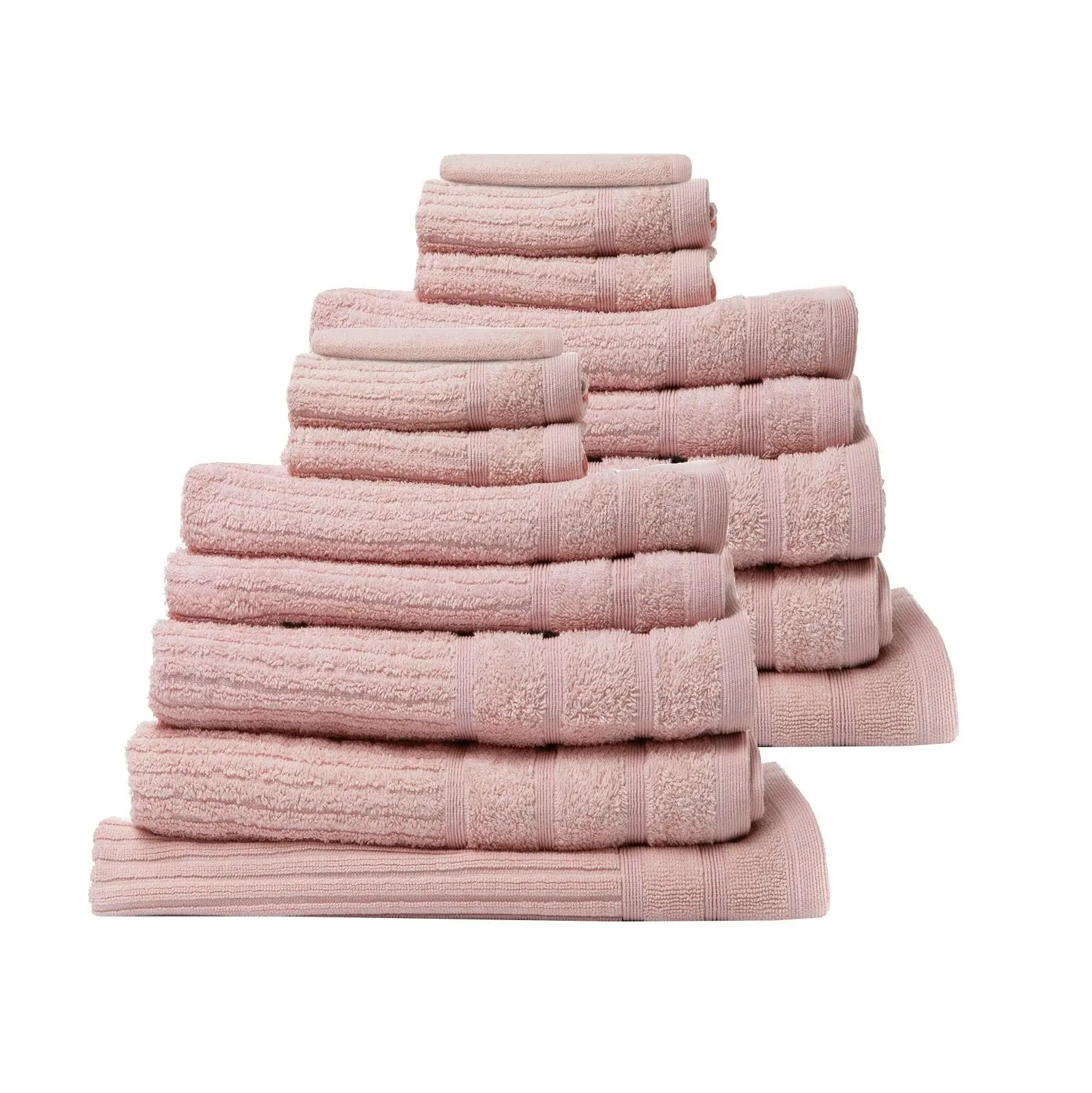 Royal Comfort 16 Piece Egyptian Cotton Eden Towel Set 600GSM Luxurious Absorbent