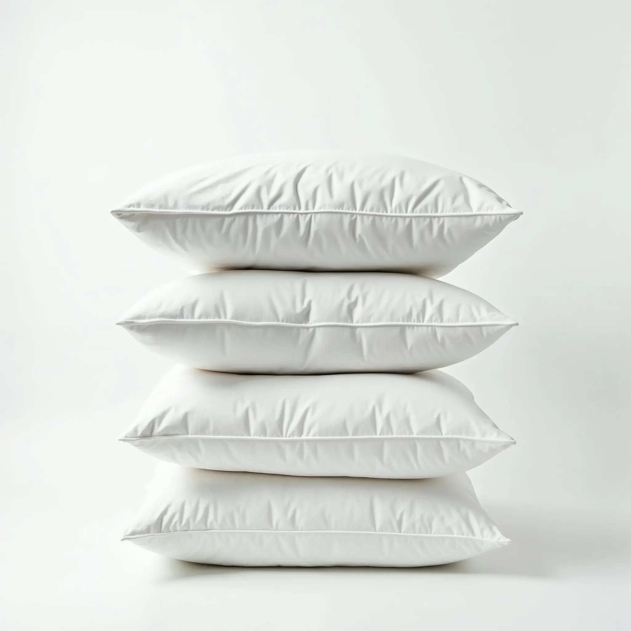 Royal Comfort Duck Feather Down Pillows 50 x 75cm 4 Pack Set Hotel Quality