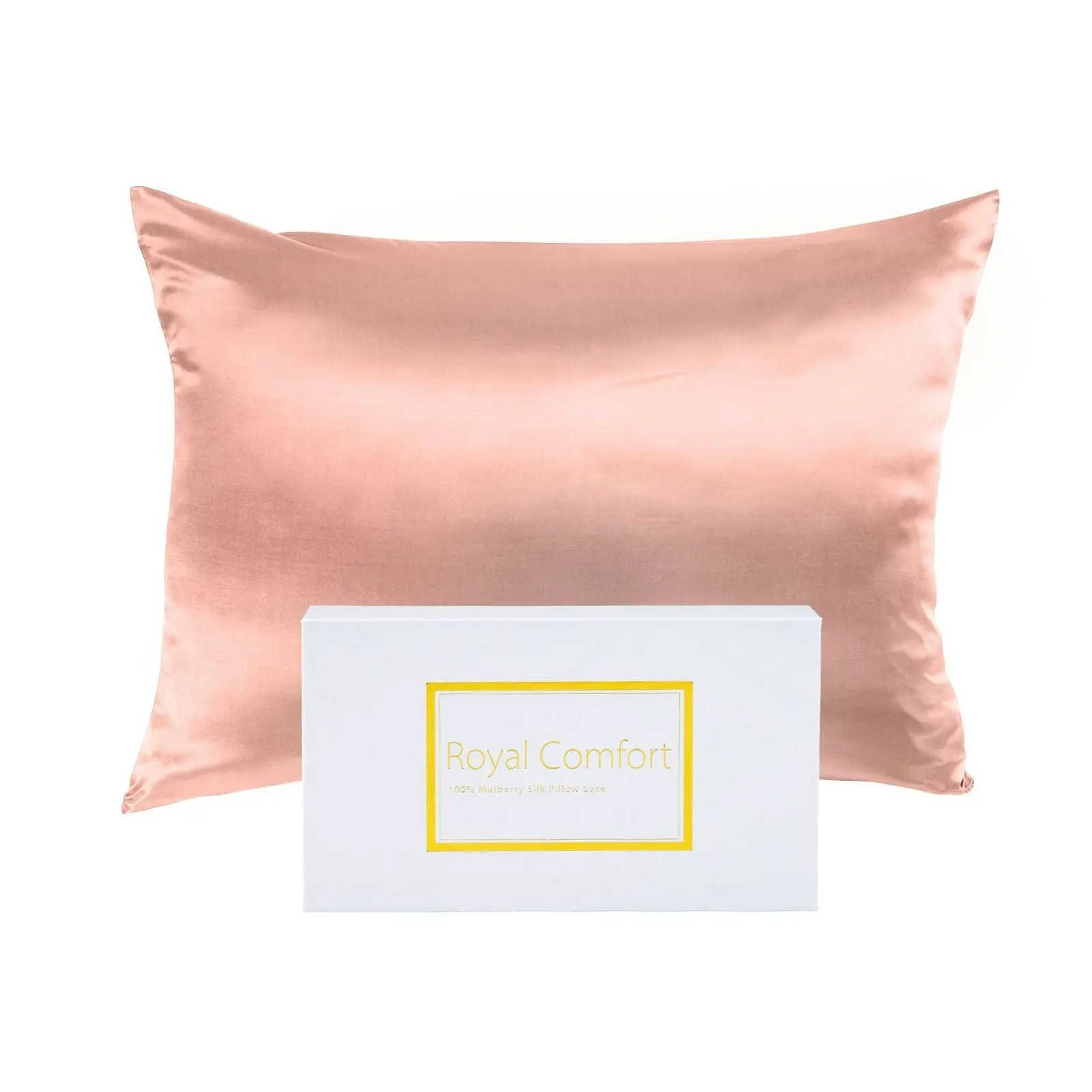 Silk Pillowcase Pack Blush And 360GSM Silk Touch Quilt Queen Bundle