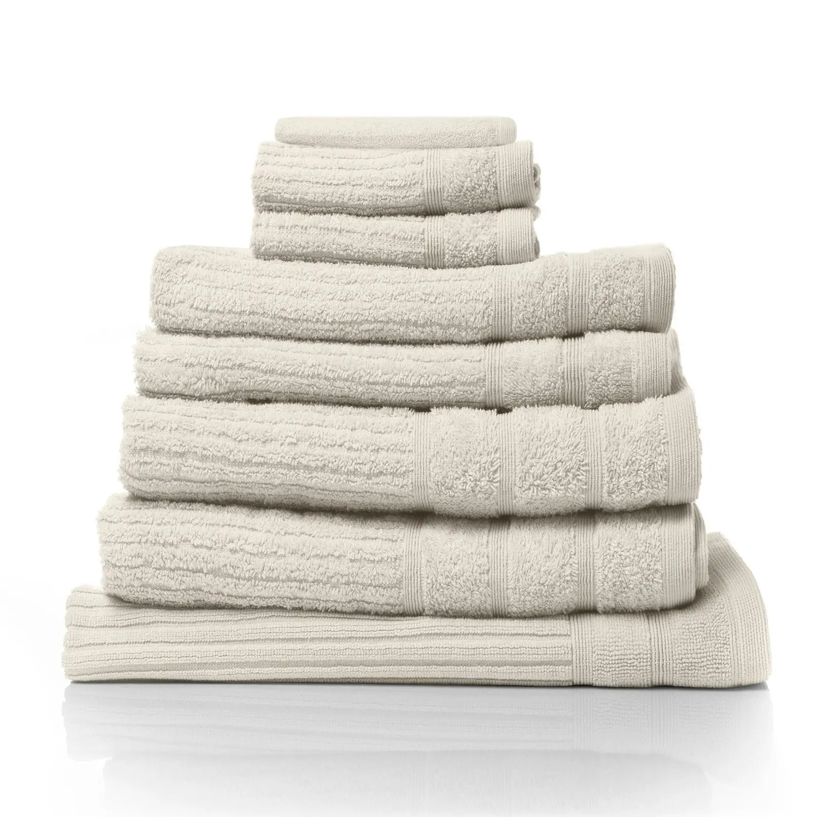 Royal Comfort Eden Egyptian Cotton 600GSM 8 Piece Luxury Bath Towels Set