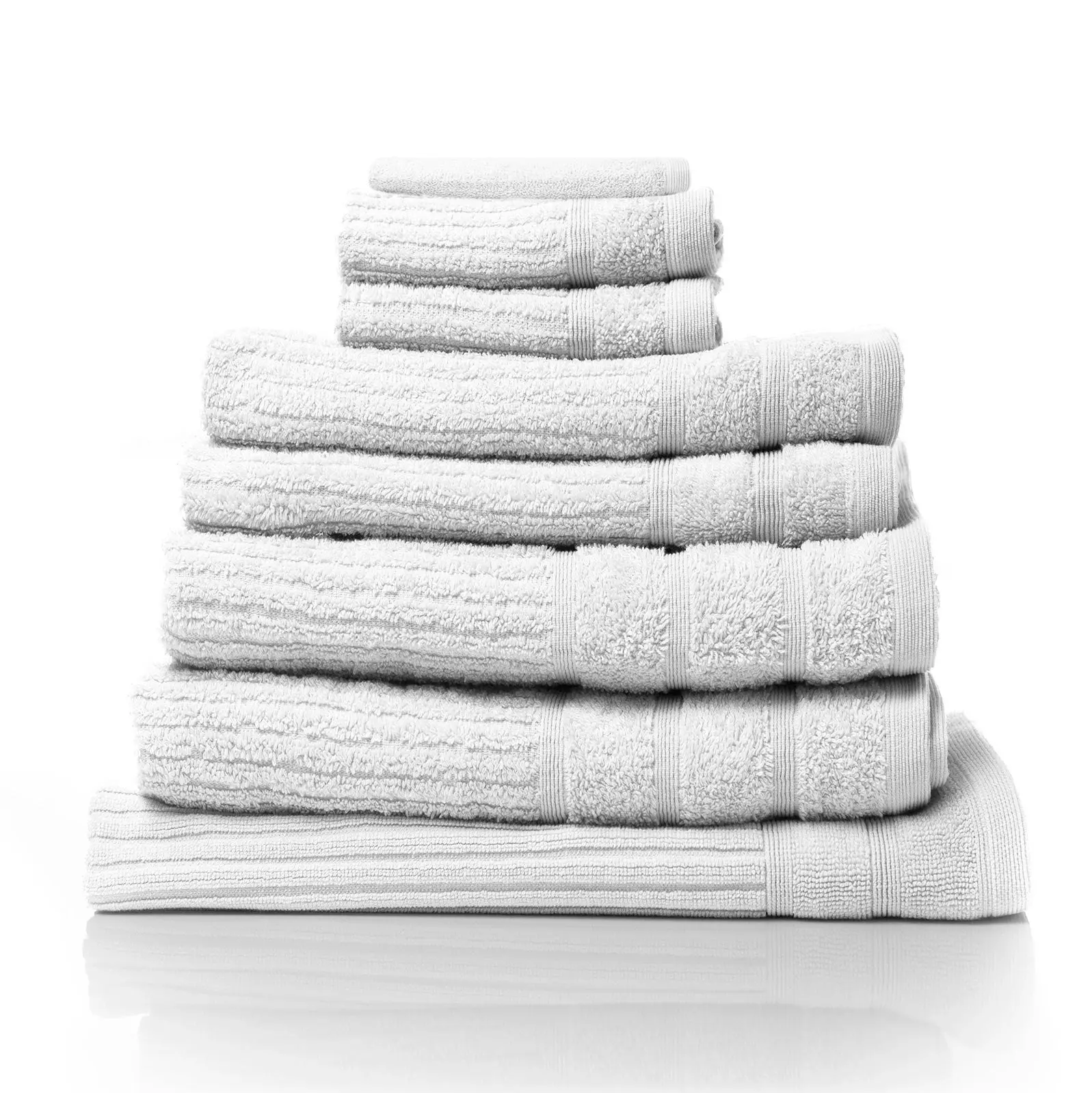 Royal Comfort Eden Egyptian Cotton 600GSM 8 Piece Luxury Bath Towels Set