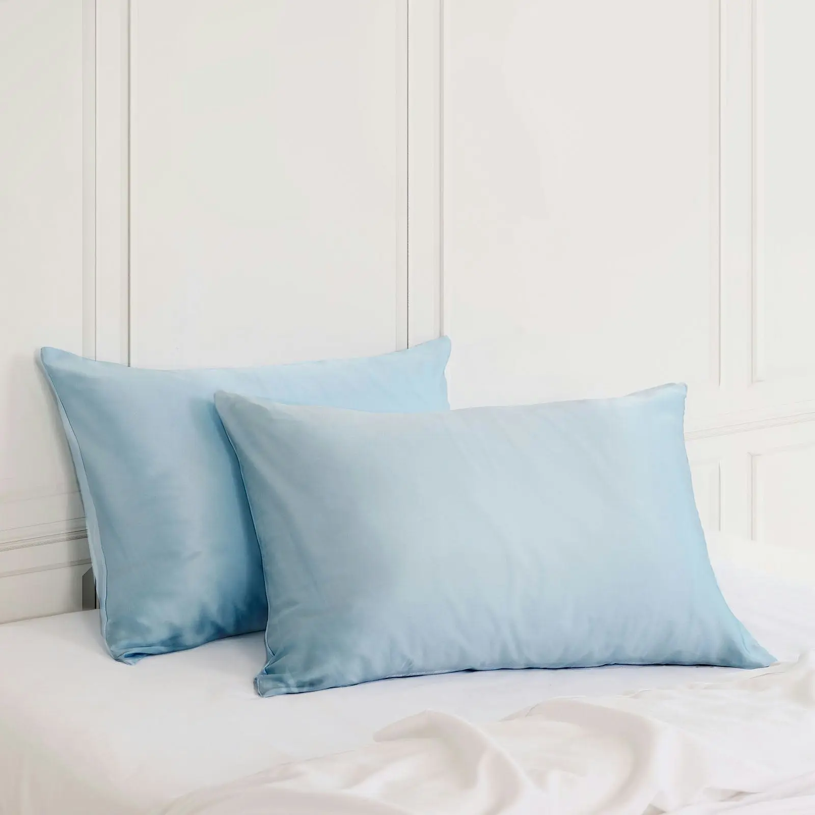 Royal Comfort Mulberry Soft Silk Hypoallergenic Pillowcase Twin Pack