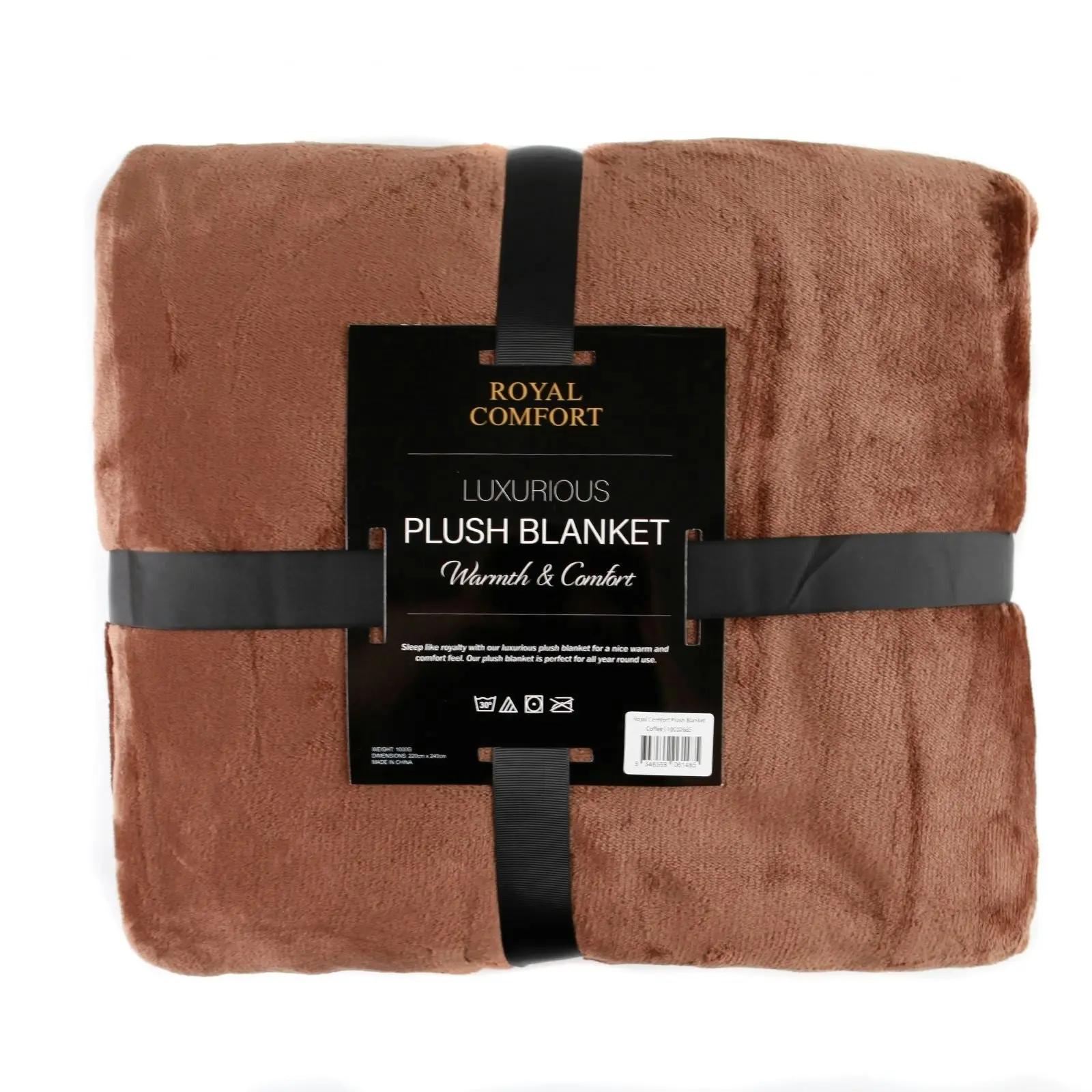 Royal Comfort Plush Blanket Throw Warm Soft Super Soft Large 220cm x 240cm