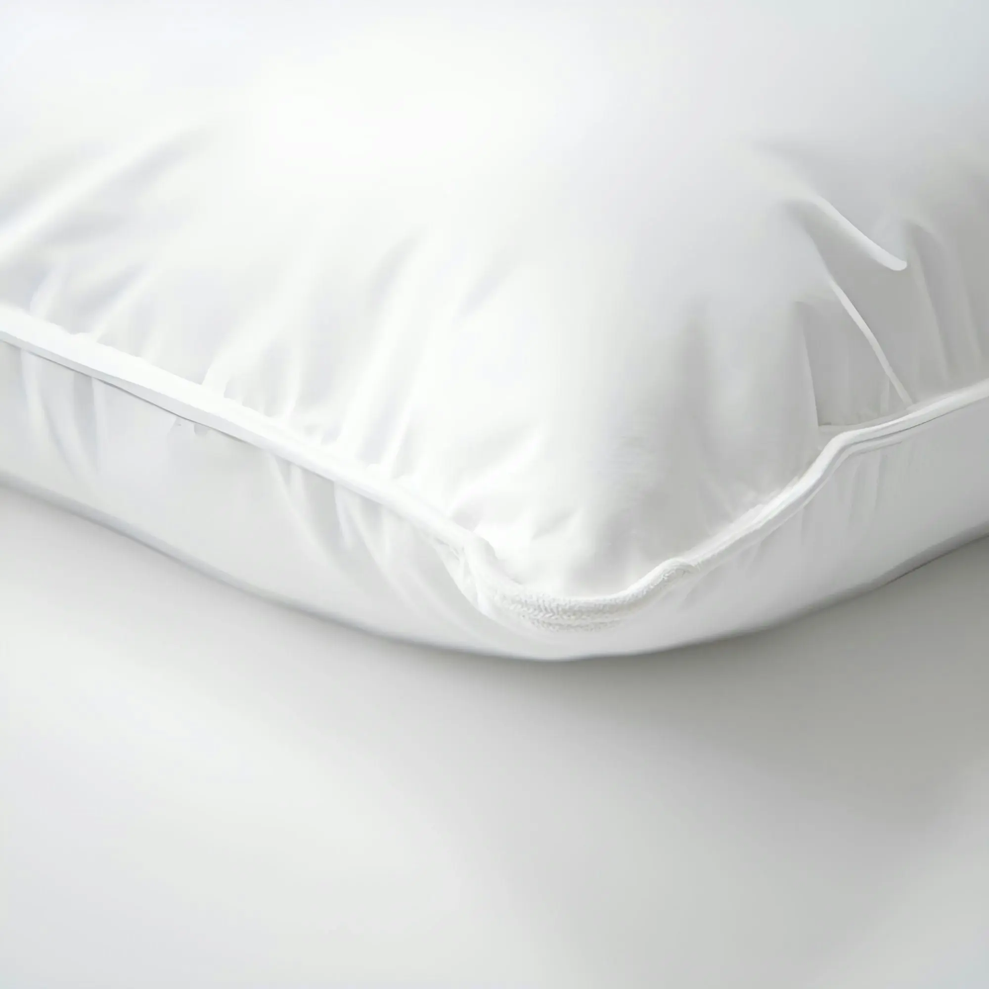 Royal Comfort Goose Down Feather Pillows 1000GSM 100% Cotton Cover - Twin Pack