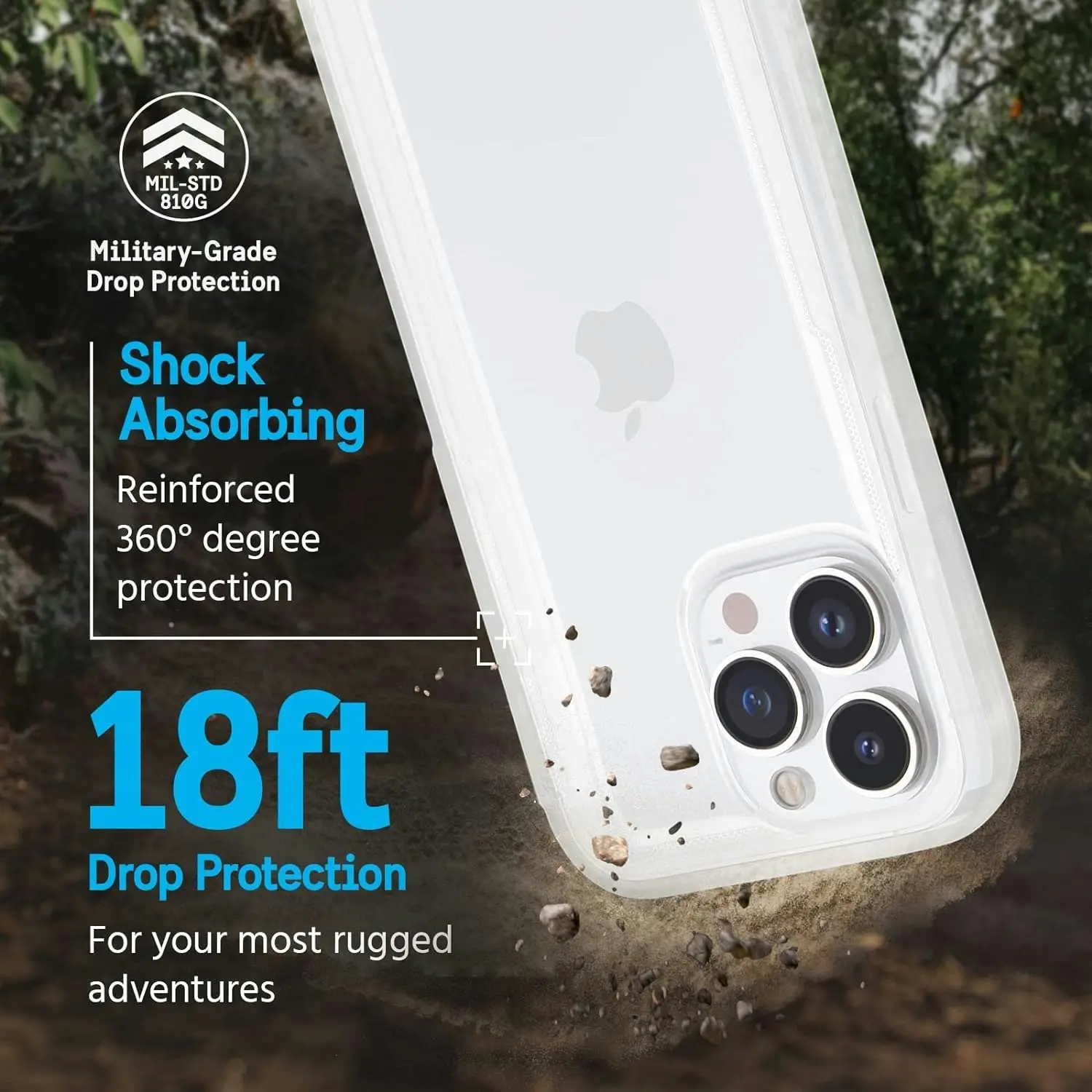 Pelican Voyager Case For Apple Iphone 14 Pro - Clear