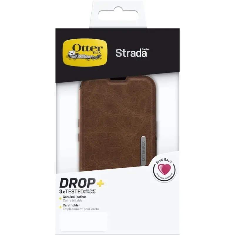 Otterbox Strada Case For Apple Iphone 13 Pro - Espresso Brown