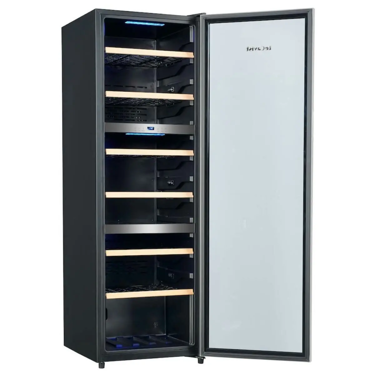 Lecavist 140 Bottle Triple Zone Wine Fridge Stainless Steel