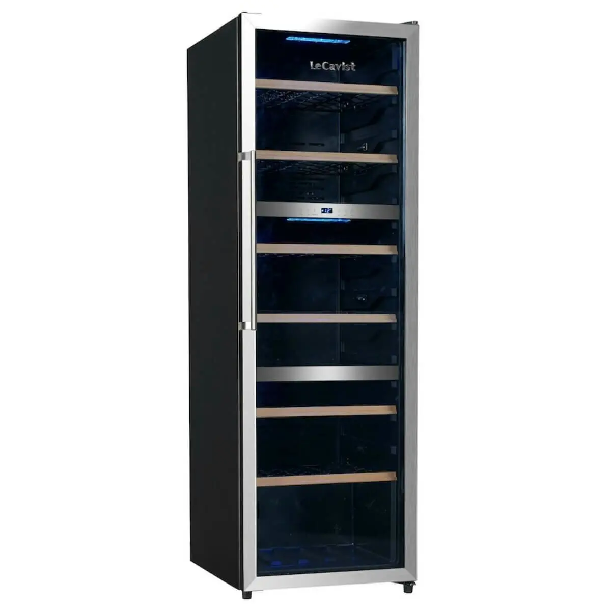 Lecavist 140 Bottle Triple Zone Wine Fridge Stainless Steel