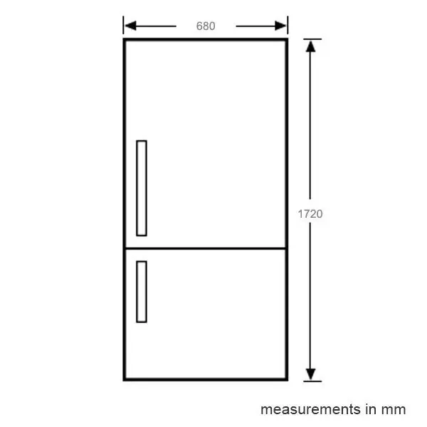 Fisher & Paykel 413L Bottom Mount Fridge