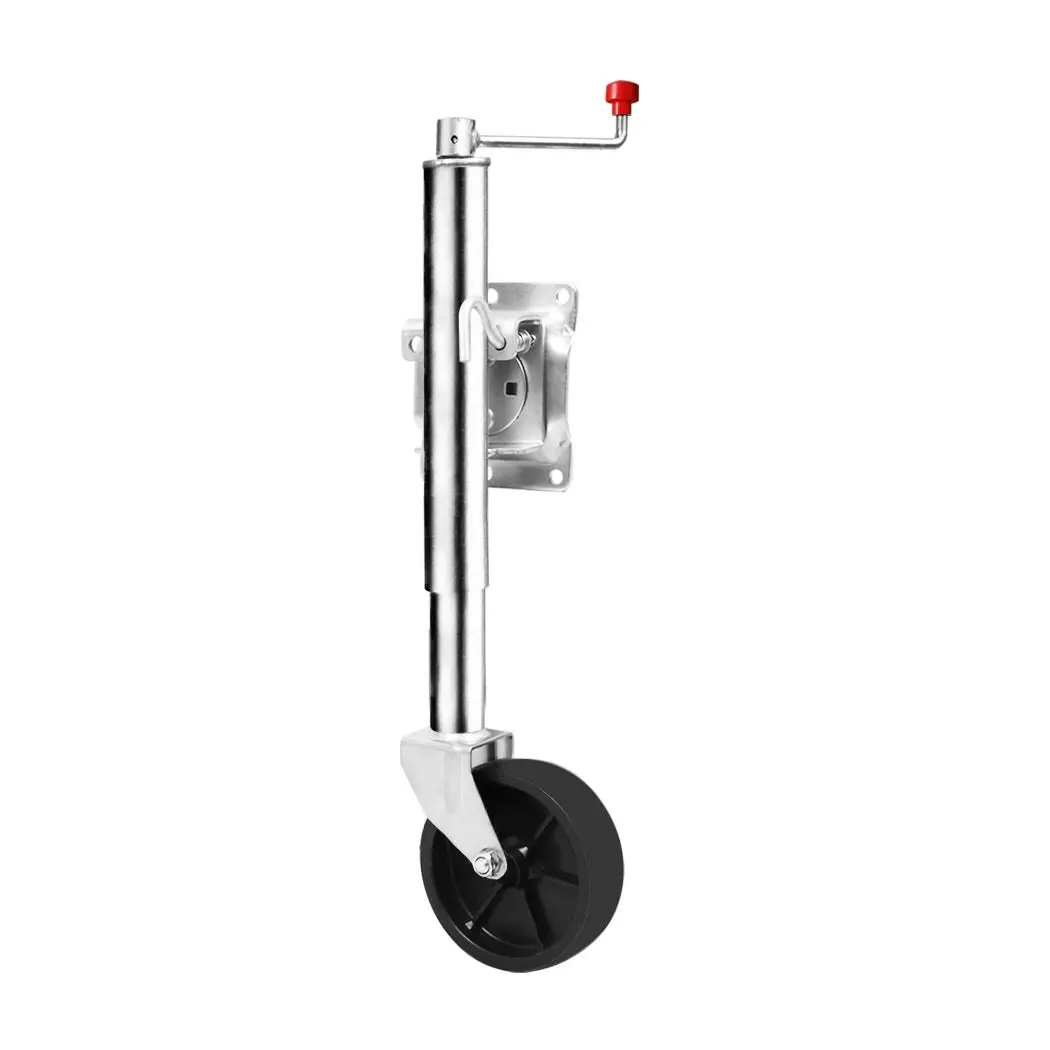 Traderight Group  Jockey Wheel 6 Inch Swivel Swing Up 450kg Solid Wheel Trailer Caravan Boat Parts