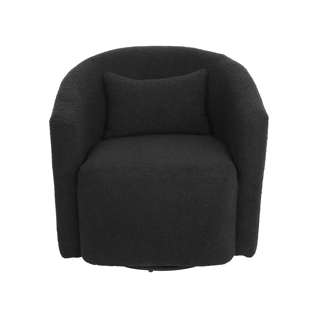 Levede Swivel Barrel Chair Armchairs Barrel Cup Tub Accent Sofa Lounge Armrest