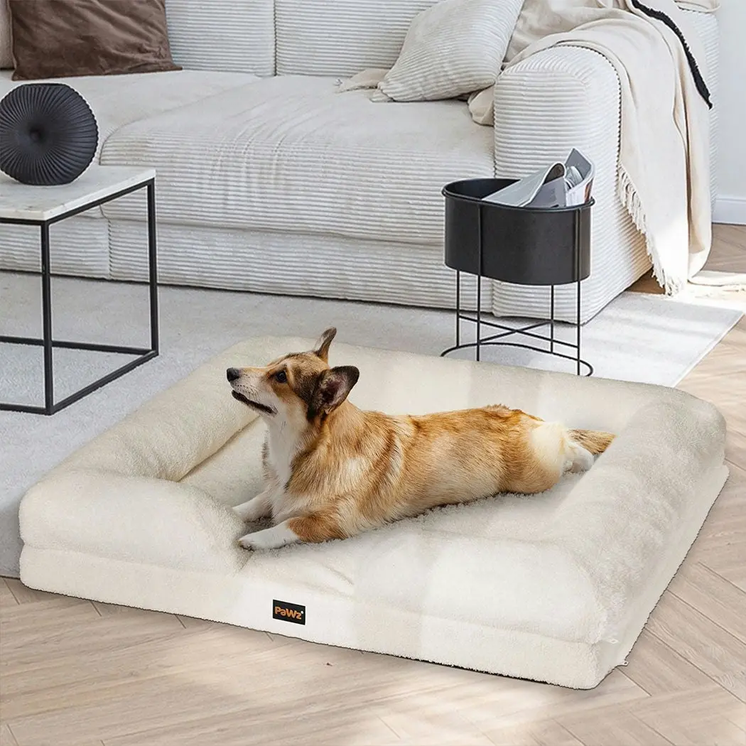 Pawz Memory Foam Pet Sofa Bed Cushion Dog Cat Mattress Washable Removable