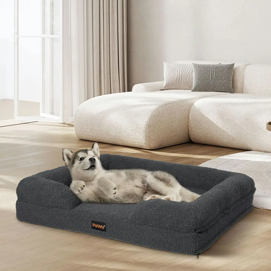 Pawz Memory Foam Pet Sofa Bed Cushion Dog Cat Mattress Washable Removable