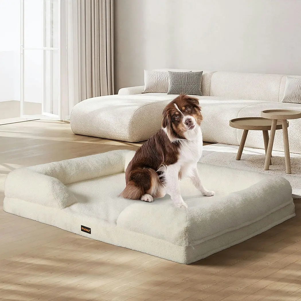 Pawz Memory Foam Pet Sofa Bed Cushion Dog Cat Mattress Washable Removable