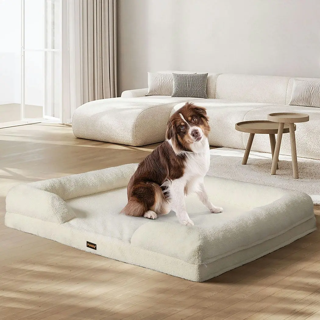 Pawz Memory Foam Pet Sofa Bed Cushion Dog Cat Mattress Washable Removable