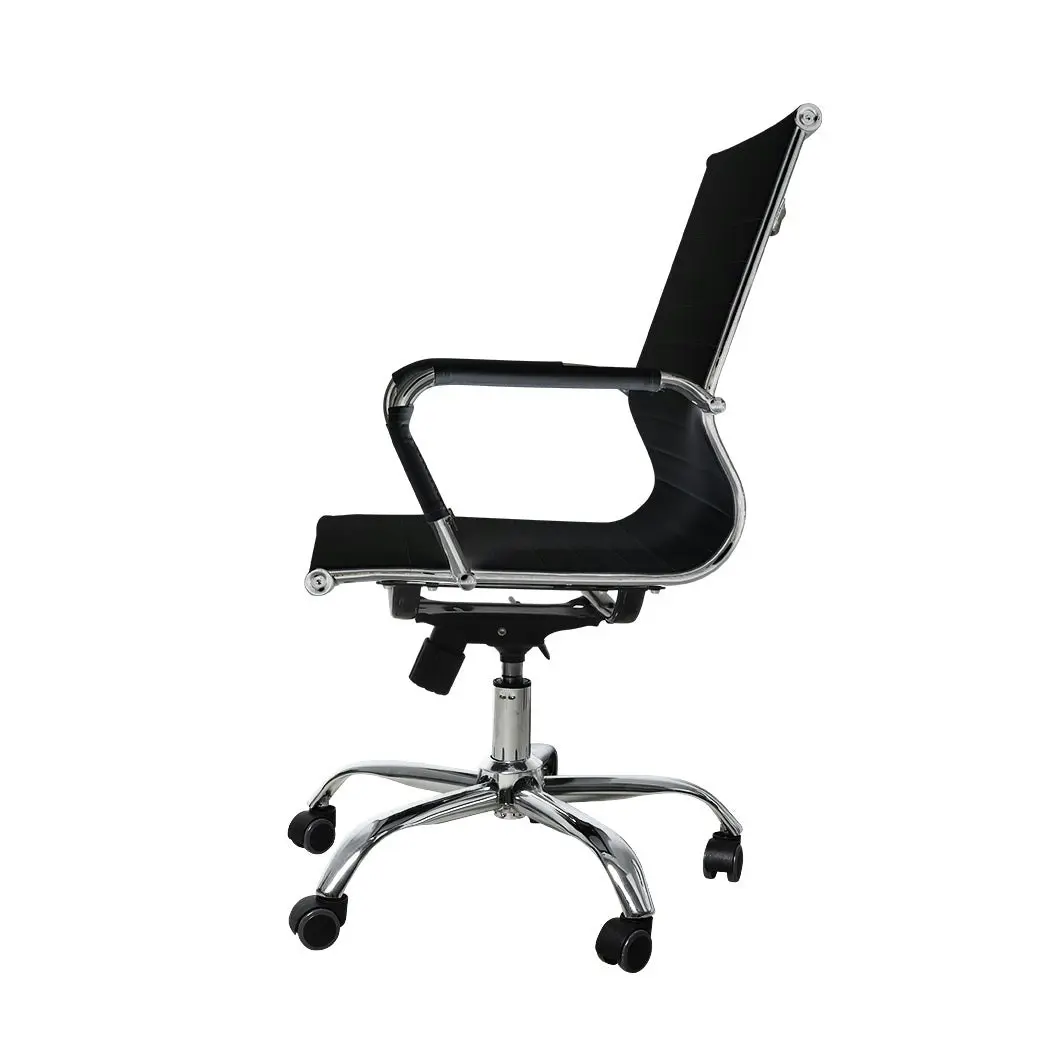 Levede Office Chair Gaming Chairs Executive Mid-Back Computer PU Leather Seat