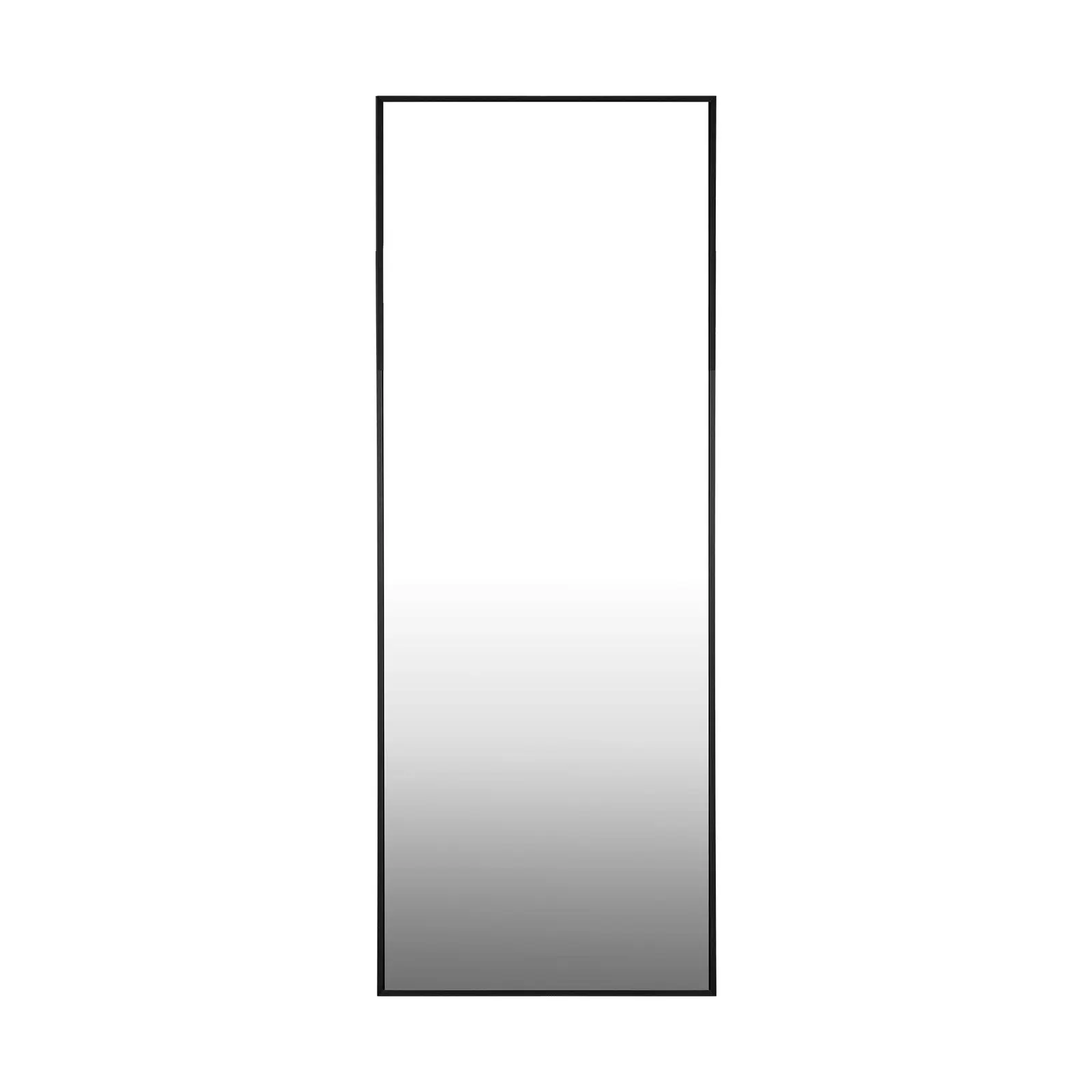 Oikiture 166x60cm Full Length Mirror Rectangle Dressing Floor Mirrors Free Standing Black