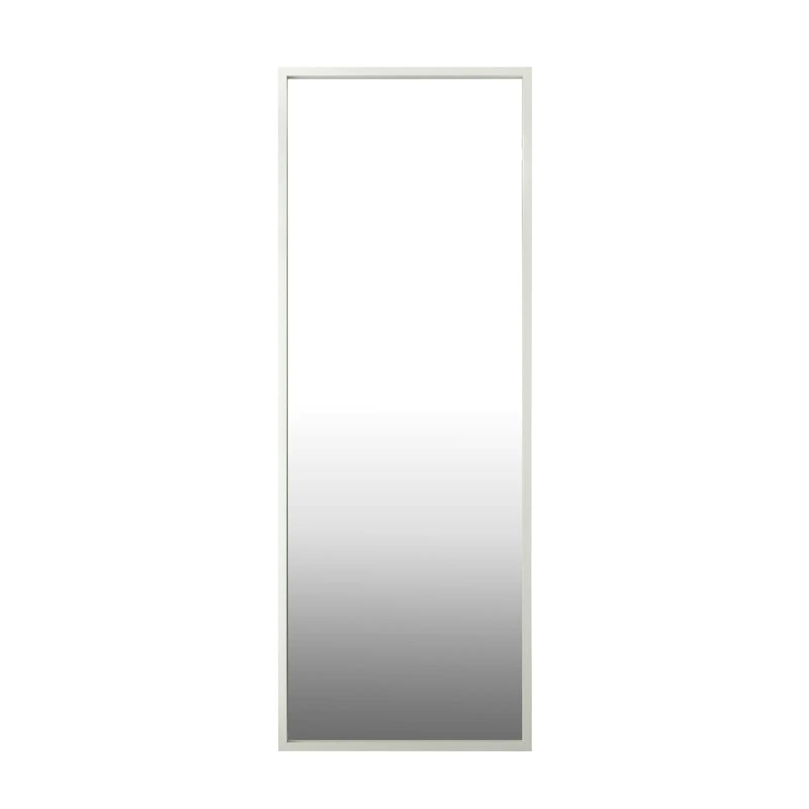 Oikiture Wooden 166x60cm Full Length Mirror Rectangle Floor Mirrors Free Standing White