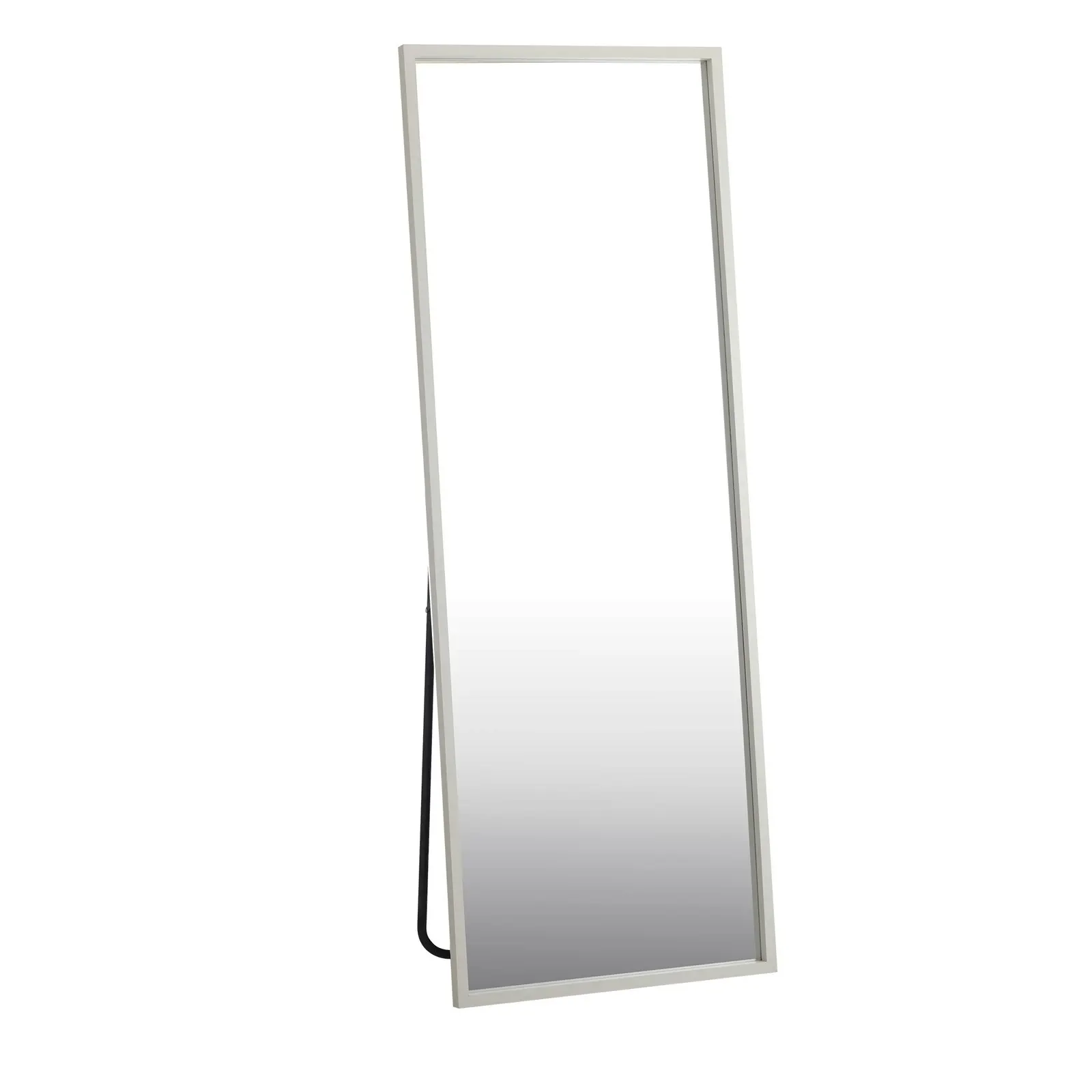 Oikiture Wooden 166x60cm Full Length Mirror Rectangle Floor Mirrors Free Standing White