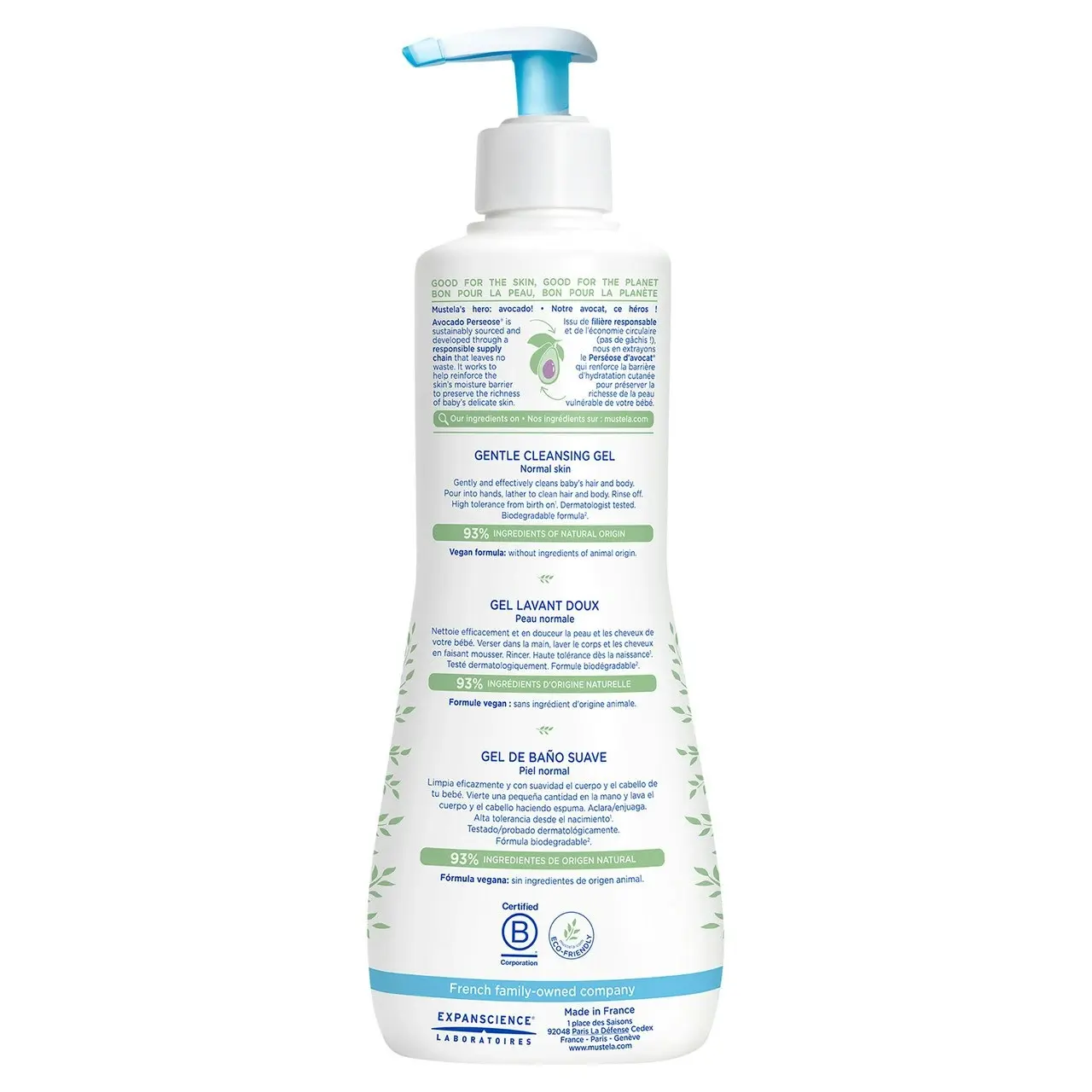 MUSTELA Gentle Cleansing Gel - for normal skin - 500ml